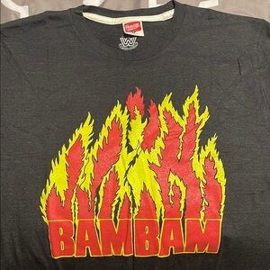 Bam Bam Bigelow HOMAGE Black and White Graphic Tee